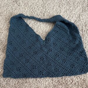Crochet Knit Shoulder Bag